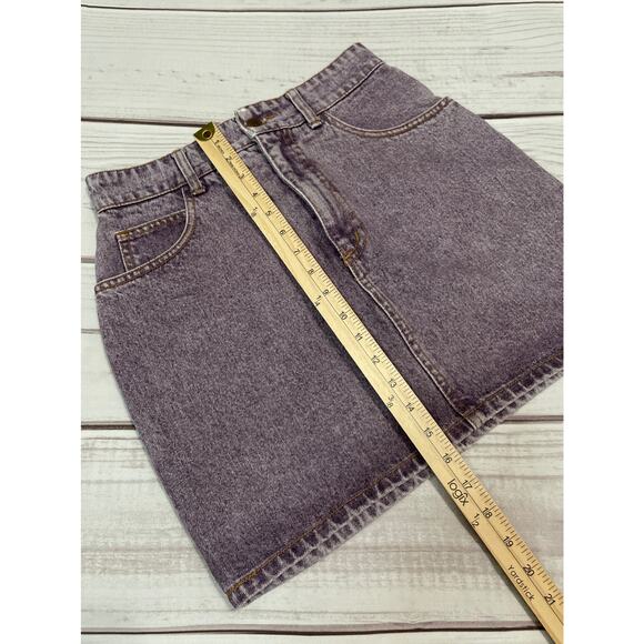 BONGO Purple Denim Skirt Size 9 - Picture 9 of 10
